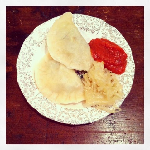 Vegan Caramelized Onion & Potato Perogies