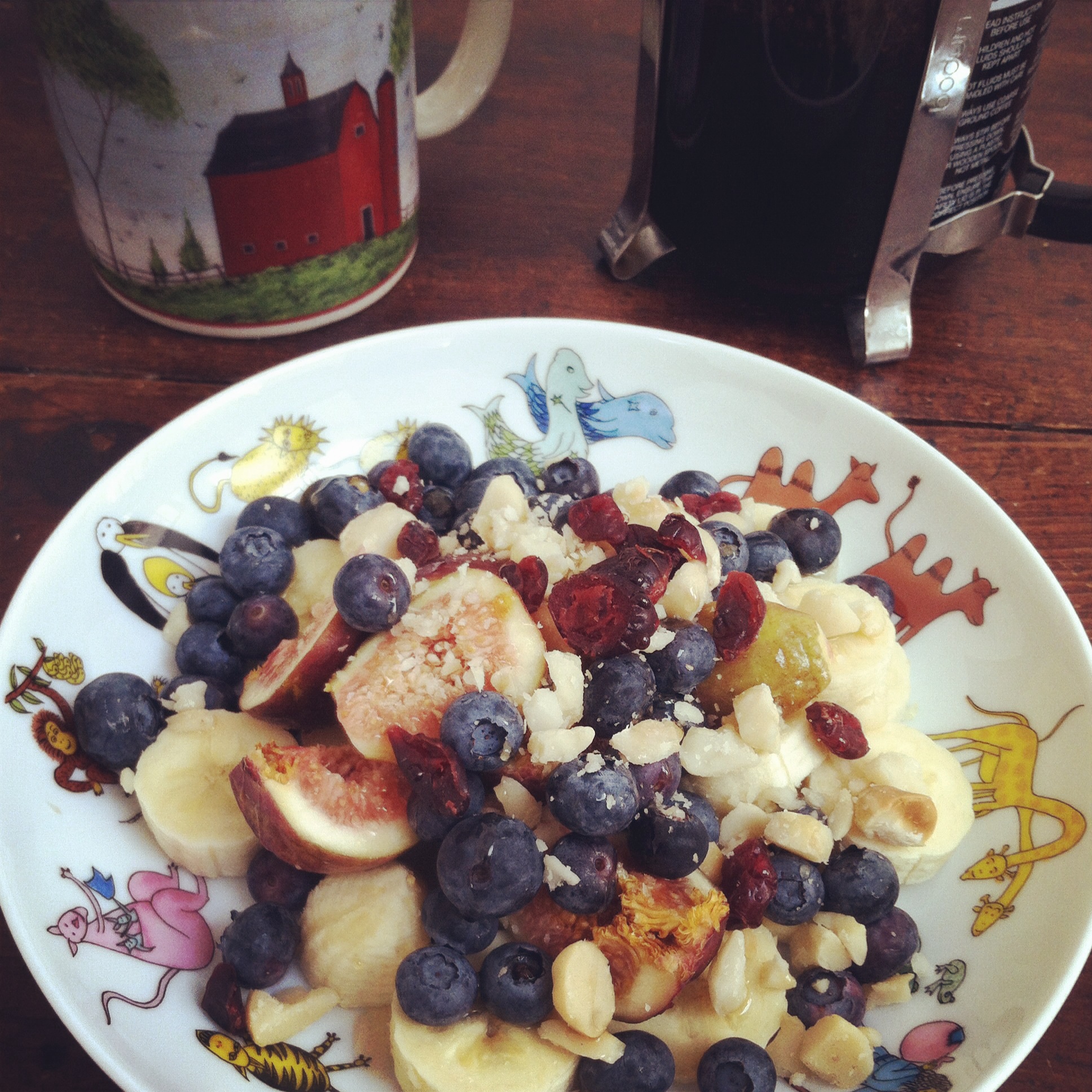 Macadamia Nuts with Figs and Maple Agave