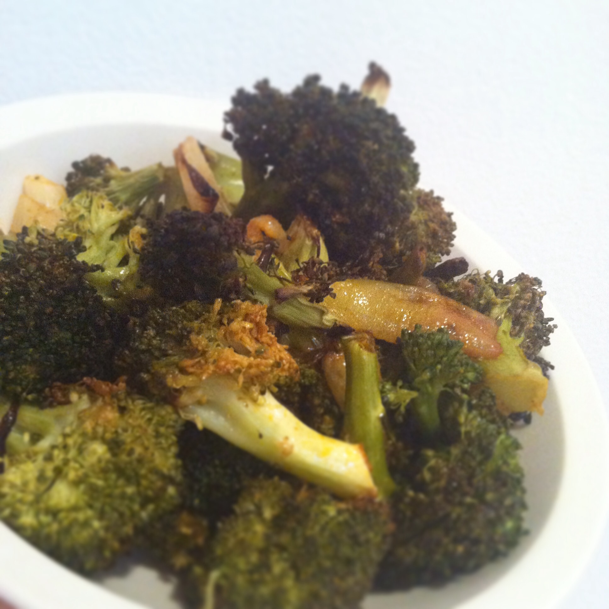 Roasted Broccoli With Buffalo Sauce