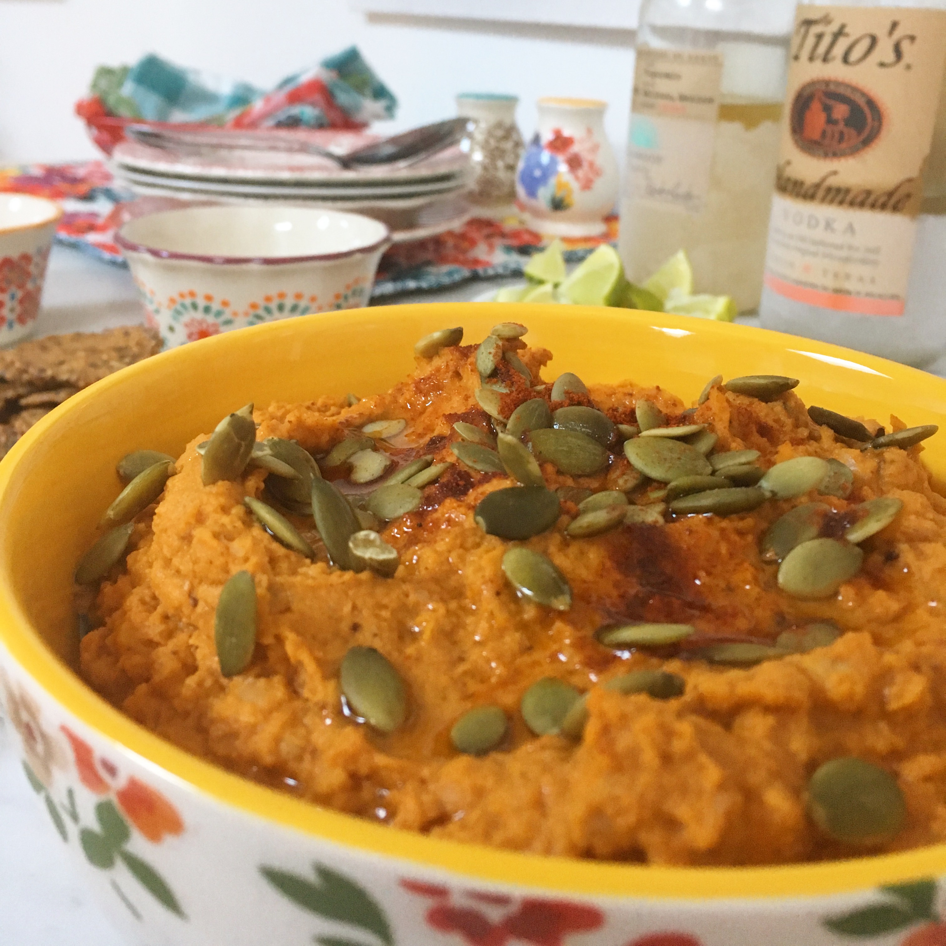 Pumpkin Chipotle Hummus