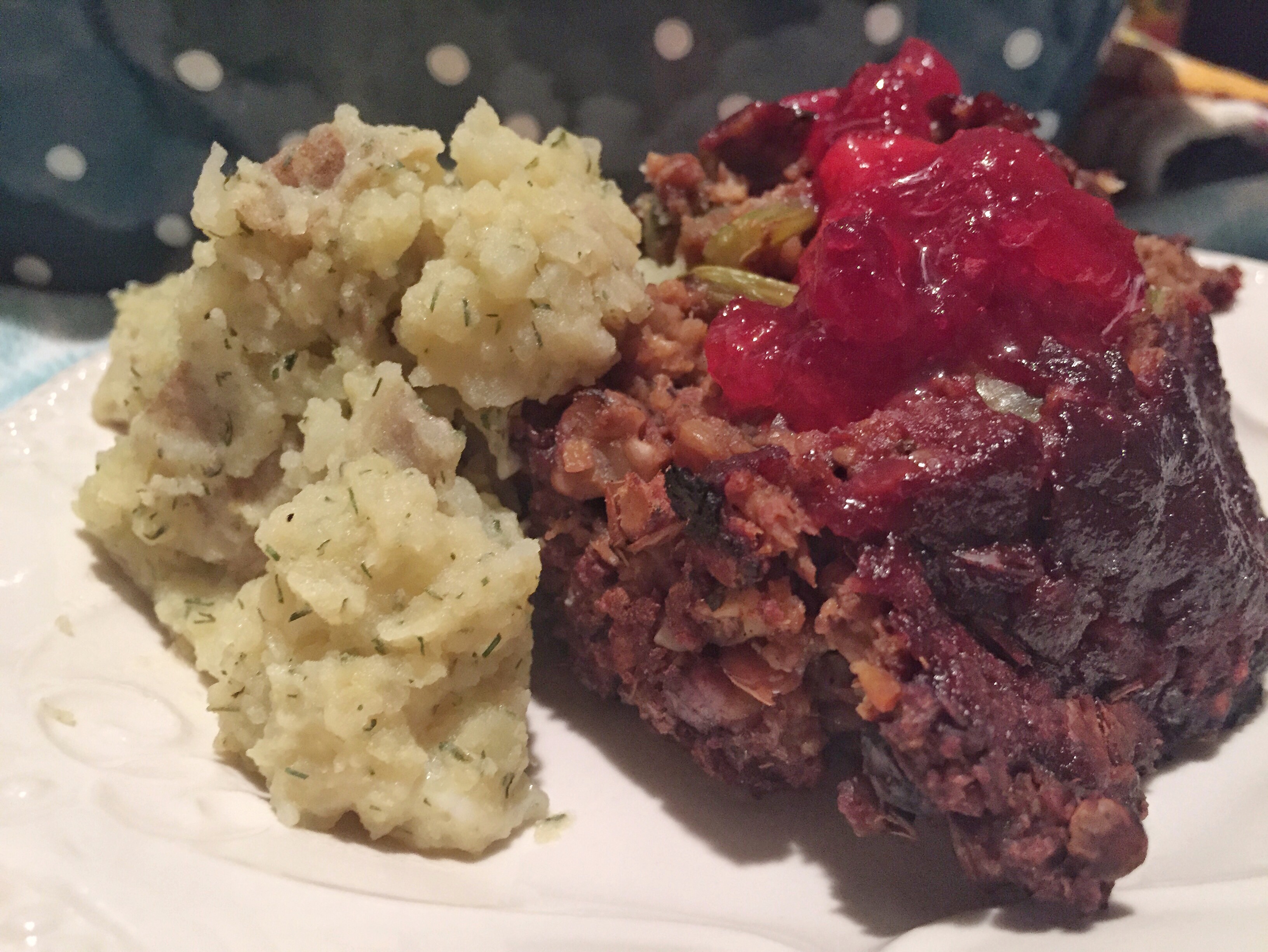 Stuffing Inspired Lentil Walnut Loaf