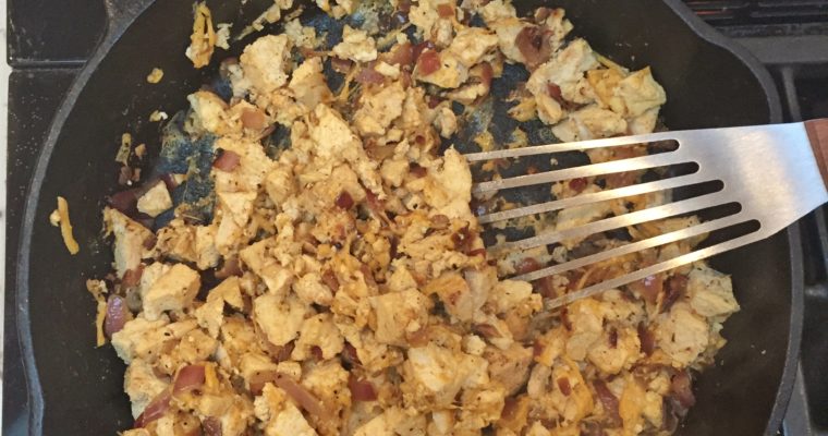 Sun Dried Tomato Tofu Scramble