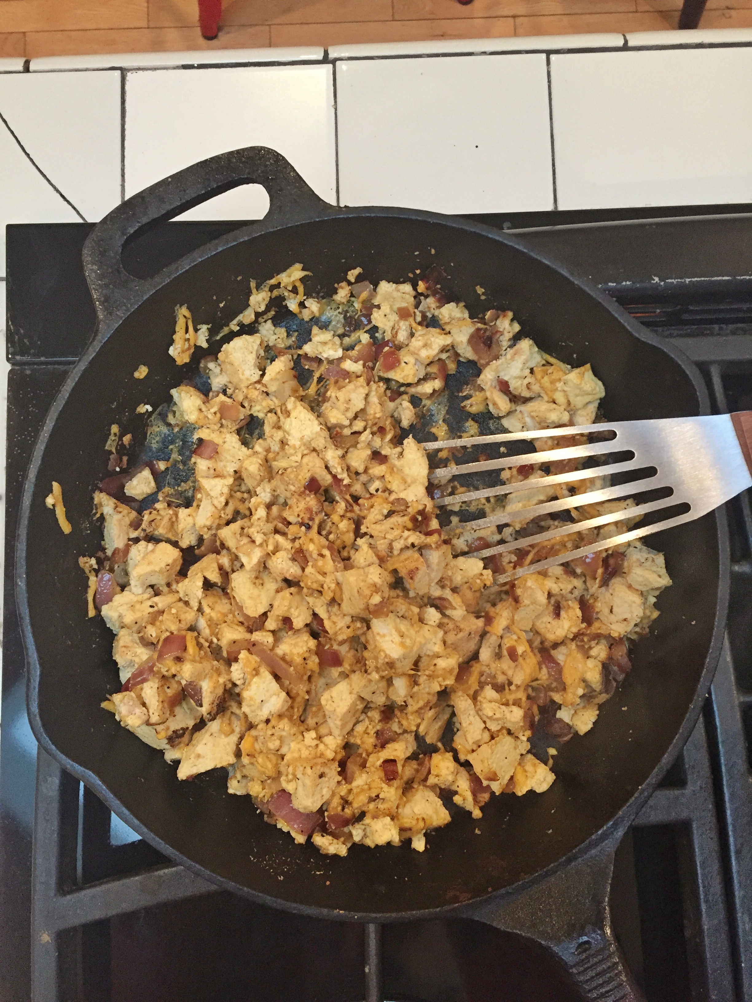 Sun Dried Tomato Tofu Scramble