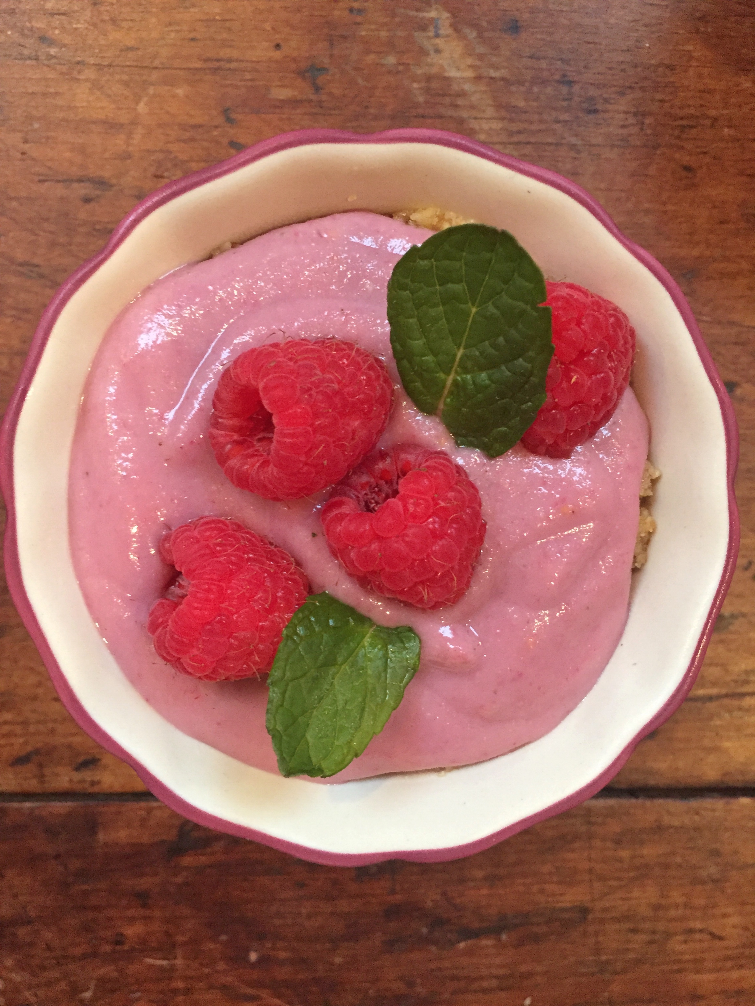 Raw Raspberry Cashew Tart